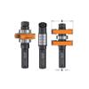 CMT CMT 800.625.11 Adjustable Tongue & Groove bit Set for Mission Style Cabinet Doors, 1/2-Inch view 2