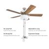 Ceiling Fan Pull Chain, 2pcs 3mm Diameter Beaded Ball Fan Pull Chain , 13.6 Inches Fan Pulls Set with ConnectorNickel view 2