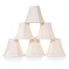 Wellmet Chandelier Shades, ONLY FOR CANDELABRA BULBS, Clip-on Fitter Lamp Shades, 3" X 6" X 5", 6 pcs Set view 1