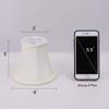 Wellmet Chandelier Shades, ONLY FOR CANDELABRA BULBS, Clip-on Fitter Lamp Shades, 3" X 6" X 5", 6 pcs Set view 3