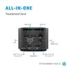 HP Thunderbolt Dock G2 with Combo Cable view 3