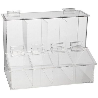 Heathrow Scientific HS23404, 4-Place Workstation Compartment Bin (Pack of 3 pcs)