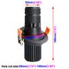 BRILLRAYDO 3W LED Ceiling Recessed Flushed Mounted Light Focus Lighting Adjustable Lens Picture Project Black Warm White view 2