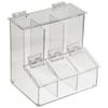 Heathrow Scientific HS23403, 3-Place Workstation Compartment Bin (Pack of 3 pcs) view 1