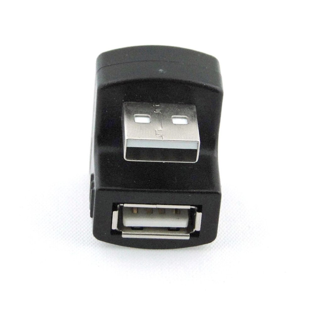 chenyang USB 2.0 Type A Male to Female U Shaped UP Angled Connector Adapter 360 Degree Opposite Angled