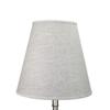 FenchelShades.com Lampshade 9" Top Diameter x 16" Bottom Diameter x 15" Slant Height with Washer (Spider) Attachment for Lamps with a Harp (Designer Linen Oatmeal) view 2