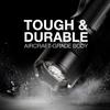 Energizer LED Tactical Flashlight TAC-700, Ultra Bright IPX4 Water Resistant Flash Light, Rugged Metal Body, Manual Focus (Batteries Included) view 2
