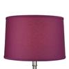 FenchelShades.com 16" Top Diameter x 17" Bottom Diameter x 11" Height Fabric Drum Lampshade Spider Attachment (Plum) view 3