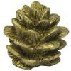 Urbanest Pinecone Lamp Finial, 1 3/4-inch Tall, Antique Gold view 1