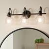 Kichler Avery 3-Light Farmhouse Vanity Light, Olde Bronze view 2