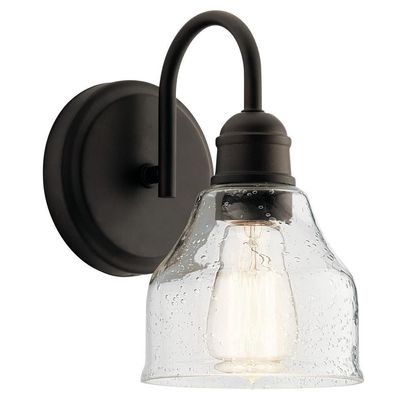 Kichler Avery 9.25" 1-Light Wall Sconce Light, Olde Bronze