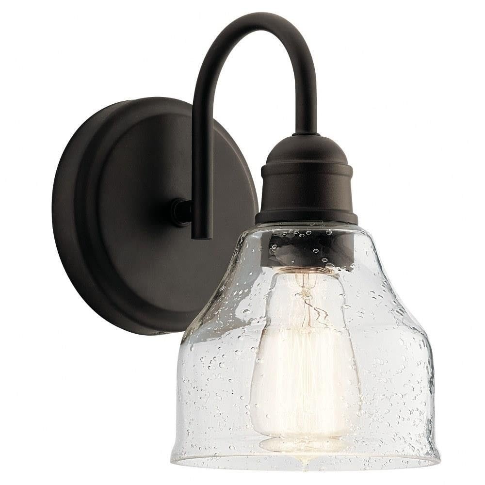 Kichler Avery 9.25" 1-Light Wall Sconce Light, Olde Bronze