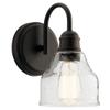 Kichler Avery 9.25" 1-Light Wall Sconce Light, Olde Bronze view 1