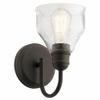 Kichler Avery 9.25" 1-Light Wall Sconce Light, Olde Bronze view 3