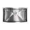 BOANN UMR3219 Hand Made R15 Single Bowl 32 x 19-Inch Undermount 304 Stainless Steel Kitchen Sink, 16-Gauge with GRID view 2