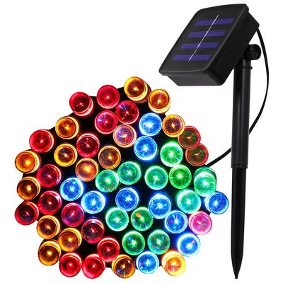 XUNATA 171ft Solar Christmas Light, 500 Units LED 2 Modes Solar Powered Fairy String Lights for Outdoor, Gardens, Homes, Wedding, Christmas Party, Waterproof (Multi-Color)