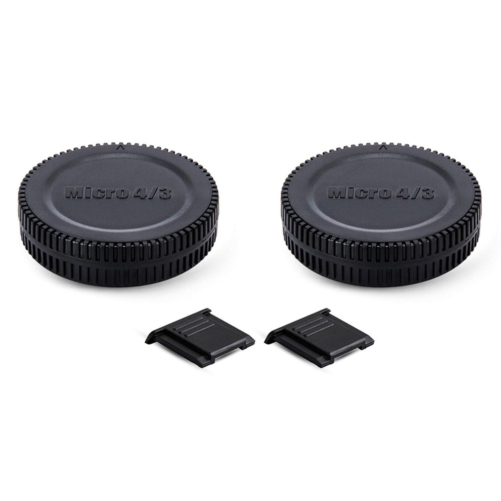 2 Pack Micro 4/3 Mount Body Cap & Rear Lens Cover for Olympus OM-5 OM-5II OM-3 OM-1 OM-1II E-M1 E-M5 E-M10 E-M1X Pen E-PL10 E-PL9 E-PL8 Panasonic G9 G7 G85 G95 GH7 GH6 GH5 GX9 GX8 GX85 GF9 GF10& More