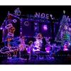 DINOWIN Solar Rope Lights, 23ft 50LED Waterproof Copper Tube Wire String Lights for Garden,Yard, Path, Fence, Stairs, Backyard, Patio Decorative (Purple) view 2