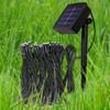 XUNATA 171ft Solar Christmas Light, 500 Units LED 2 Modes Solar Powered Fairy String Lights for Outdoor, Gardens, Homes, Wedding, Christmas Party, Waterproof (Blue) view 3