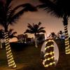 DINOWIN Solar Rope Lights, 23ft 50LED Waterproof Copper Tube Wire String Lights for Garden,Yard, Path, Fence, Stairs, Backyard, Patio Decorative (Warm White) view 2
