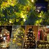 XUNATA Solar String Lights Outdoor, 72ft Solar Christmas Light, 200 Units LED 2 Modes Solar Powered Fairy String Lights for Outdoor, Gardens, Homes, Wedding, Christmas Party, Waterproof (Warm White) view 2