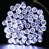 XUNATA 40ft Solar Christmas Light, 100 Units LED 2 Modes Solar Powered Fairy String Lights for Outdoor, Gardens, Homes, Wedding, Christmas Party, Waterproof (White) view 3