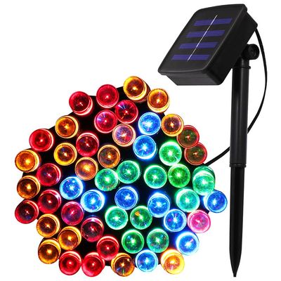 XUNATA 40ft Solar Christmas Light, 100 Units LED 2 Modes Solar Powered Fairy String Lights for Outdoor, Gardens, Homes, Wedding, Christmas Party, Waterproof (Multi-Color)