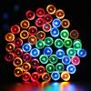 XUNATA 40ft Solar Christmas Light, 100 Units LED 2 Modes Solar Powered Fairy String Lights for Outdoor, Gardens, Homes, Wedding, Christmas Party, Waterproof (Multi-Color) view 3