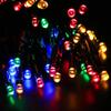 XUNATA 40ft Solar Christmas Light, 100 Units LED 2 Modes Solar Powered Fairy String Lights for Outdoor, Gardens, Homes, Wedding, Christmas Party, Waterproof (Multi-Color) view 4