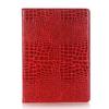 iPad Pro 1st 2nd (12.9 inch) Case for Women, DMaos Synthetic Crocodile Leather Stand Folio Smart Cover, Auto Sleep/Wake, Document Card Holder - Red view 1