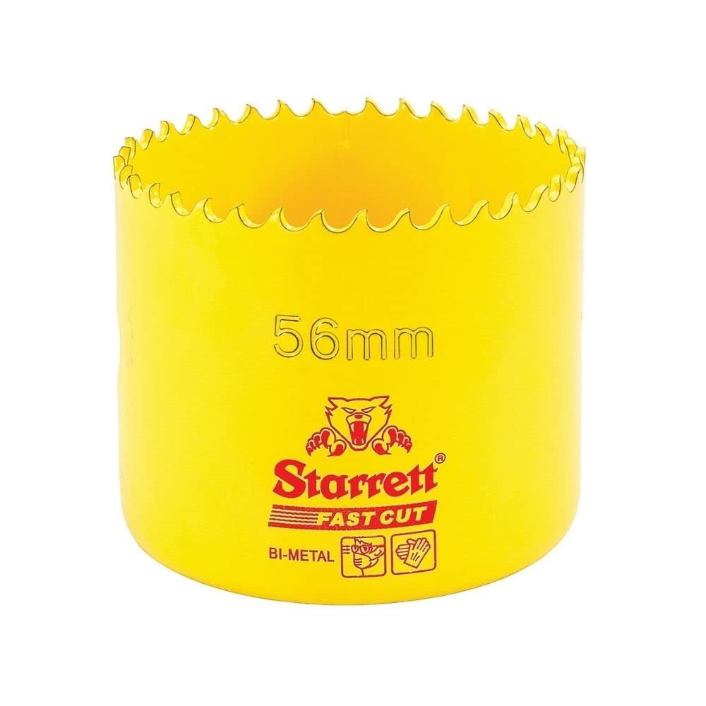 Starrett Fast Cut Straight Pitch Hole Saw, 5mm Dia, 41mm Depth