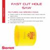 Starrett Fast Cut Straight Pitch Hole Saw, 5mm Dia, 41mm Depth view 2