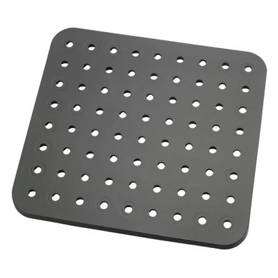 Wenko 2005571100 Sink mat Kristall Black - Extra Strong, Square, Plastic, 31 x 27.5 cm, Black