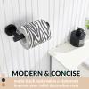 APLusee Matte Black Toilet Paper Holder, Stainless Steel Tissue Roll Hanger, Round TP Dispenser Wall Mount for Bathroom, Kitchen, Washroom view 3