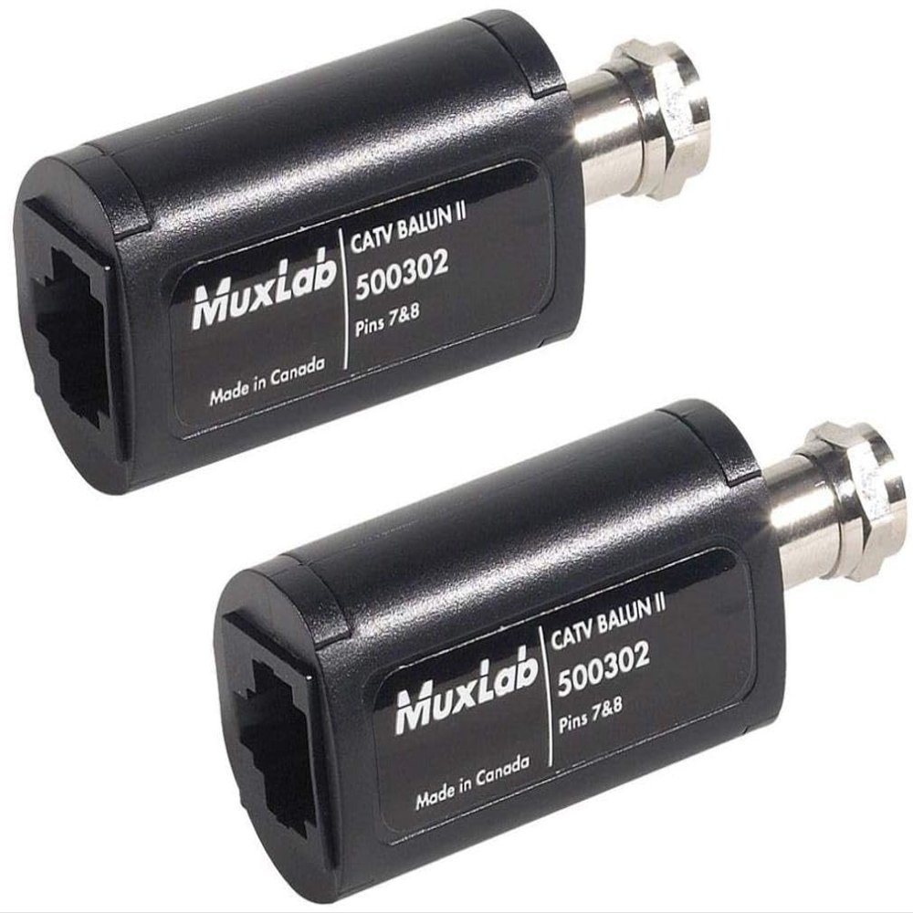 Muxlab 500302-2PK CATV Balun II (Pack of 2)
