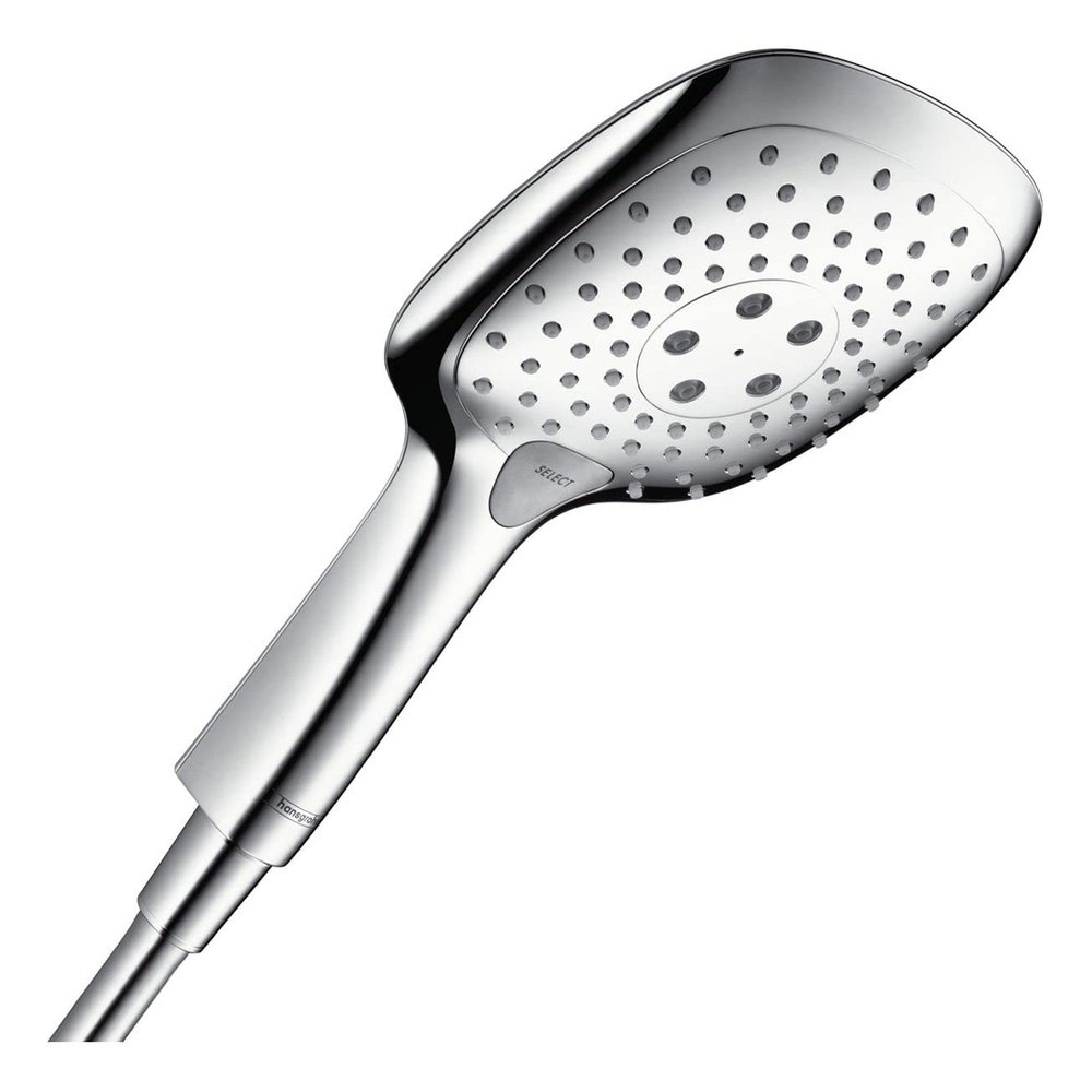 hansgrohe Raindance Select E 150 hand shower, 3 spray modes, chrome