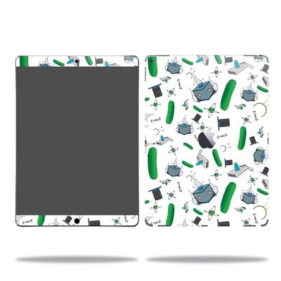 MightySkins Skin Compatible with Apple iPad Pro - Science Cartoon | Protective, Durable, and Unique Vinyl Decal wrap Cover | Easy to Apply, Remove, and Change Styles | Made in The USA