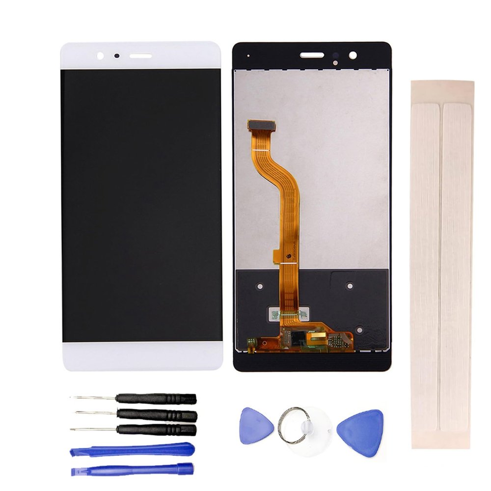 JayTong LCD Display & Replacement Touch Screen Digitizer Assembly with Free Tools for Hua-wei P9 Standard EVA-L09 EVA-L19 EVA-L29 White