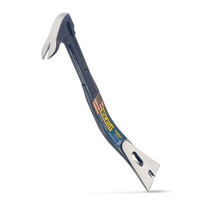 ESTWING Pro-Claw Pry Bar - 16" 3-in-1 Roof/Siding/Construction Tool with Nail Puller & Pry Blade - RSC