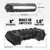 BOSS Audio Systems ATVB95LED ATV UTV Sound System - 8 Inch Full Range Stereo Speakers, 1.5 Inch Tweeters, IPX5 Weatherproof, Built-in Amplifier, Bluetooth Remote, Light Bar, Storage Compartment view 4