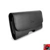 for LG Stylo 4 Case; LG Stylo 4 Leather Case, by TMAN Leather Holster Pouch Case with Magnetic Closure [Belt Clip] [Belt Loops] for LG Stylo 4 (XL Size Fit) view 3