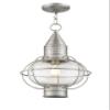 Livex Lighting 26906-91 from Newburyport 1-Light Pendant, Brushed Nickel view 1