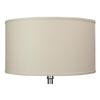 FenchelShades.com 20" Top Diameter x 20" Bottom Diameter 11" Height Fabric Drum Lampshade Spider Attachment (Designer Natural) view 2