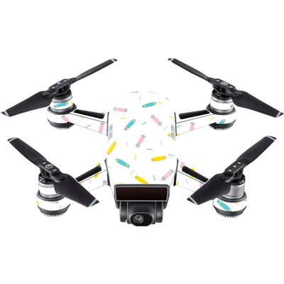 MightySkins Skin Compatible with DJI Spark Mini - Ice Cream Boards | Protective, Durable, and Unique Vinyl Decal wrap Cover | Easy to Apply, Remove, and Change Styles | Made in The USA