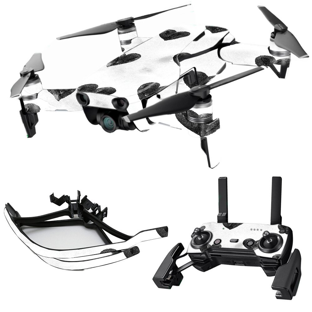 MightySkins Skin Compatible with DJI Max Coverage - Ink Hearts | Protective, Durable, and Unique Vinyl Decal wrap Cover | Easy to Apply, Remove, and Change Styles | Made in The USA