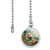 GRAPHICS & MORE Dinosaur Jurassic Dinoscape Ceiling Fan and Light Pull Chain view 2