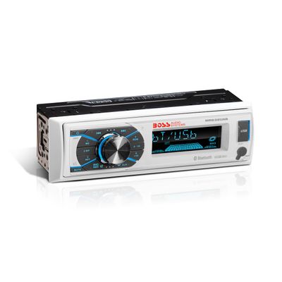 Boss Audio Systems MR632UAB Marine Receiver  Weatherproof, Bluetooth Audio and Hands-Free Calling, USB, MP3, AM/FM, Aux-in, No CD Player, RGB Multi-Color Illumination, Detachable Front Panel, white
