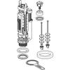 Geberit - Discharge Mechanism Geberit 290 Series, Double Discharge: Bright Chrome (282.302.21.2) view 3