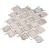 TWOBEG-05 Knot Tie Wooden Beige Marble Mosaic Tile-Kitchen and Bath backsplash wall Tile,Floor Tile view 4
