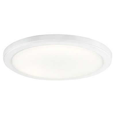 Kichler 44248WHLED30 Transitional LED Flushmount from Zeo Collection in White Finish,